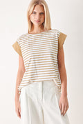 SUNSET MOOD STRIP KNIT TOP