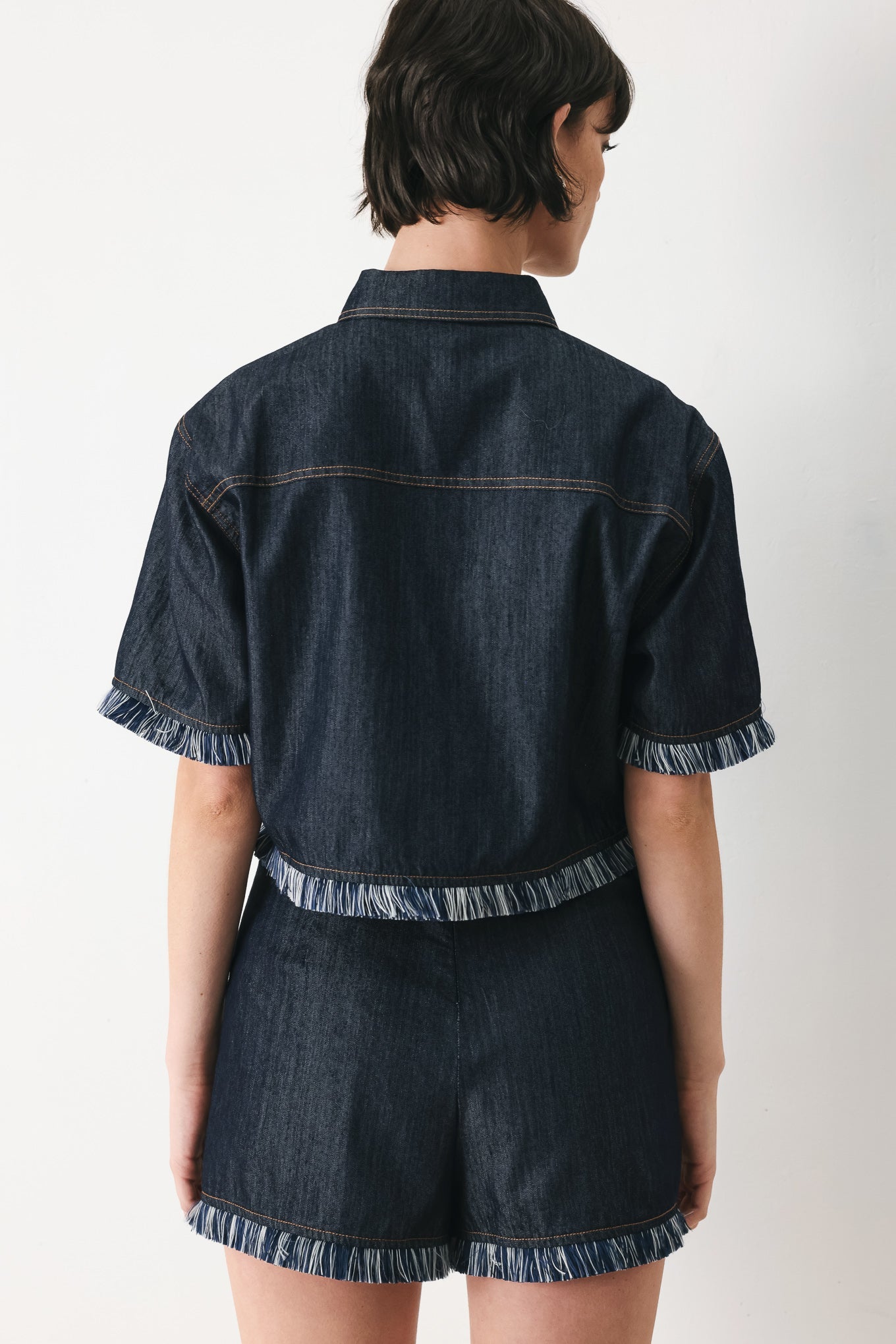 POWER SOFT WOVEN CROP JACKET