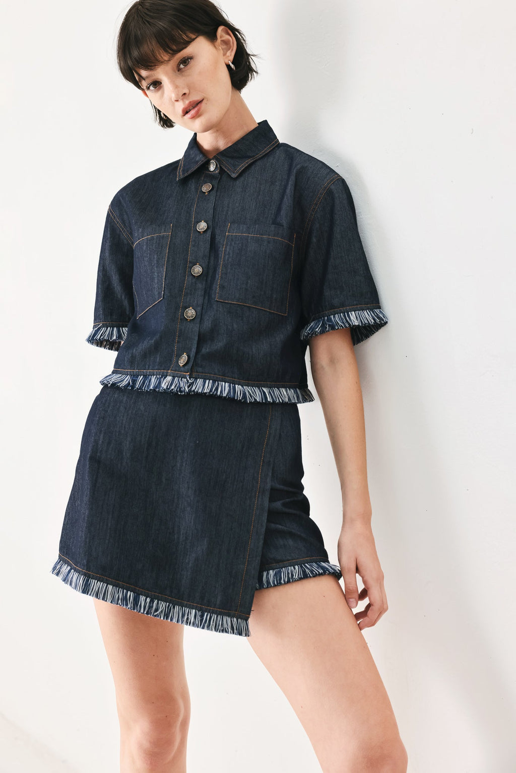 POWER SOFT WOVEN CROP JACKET