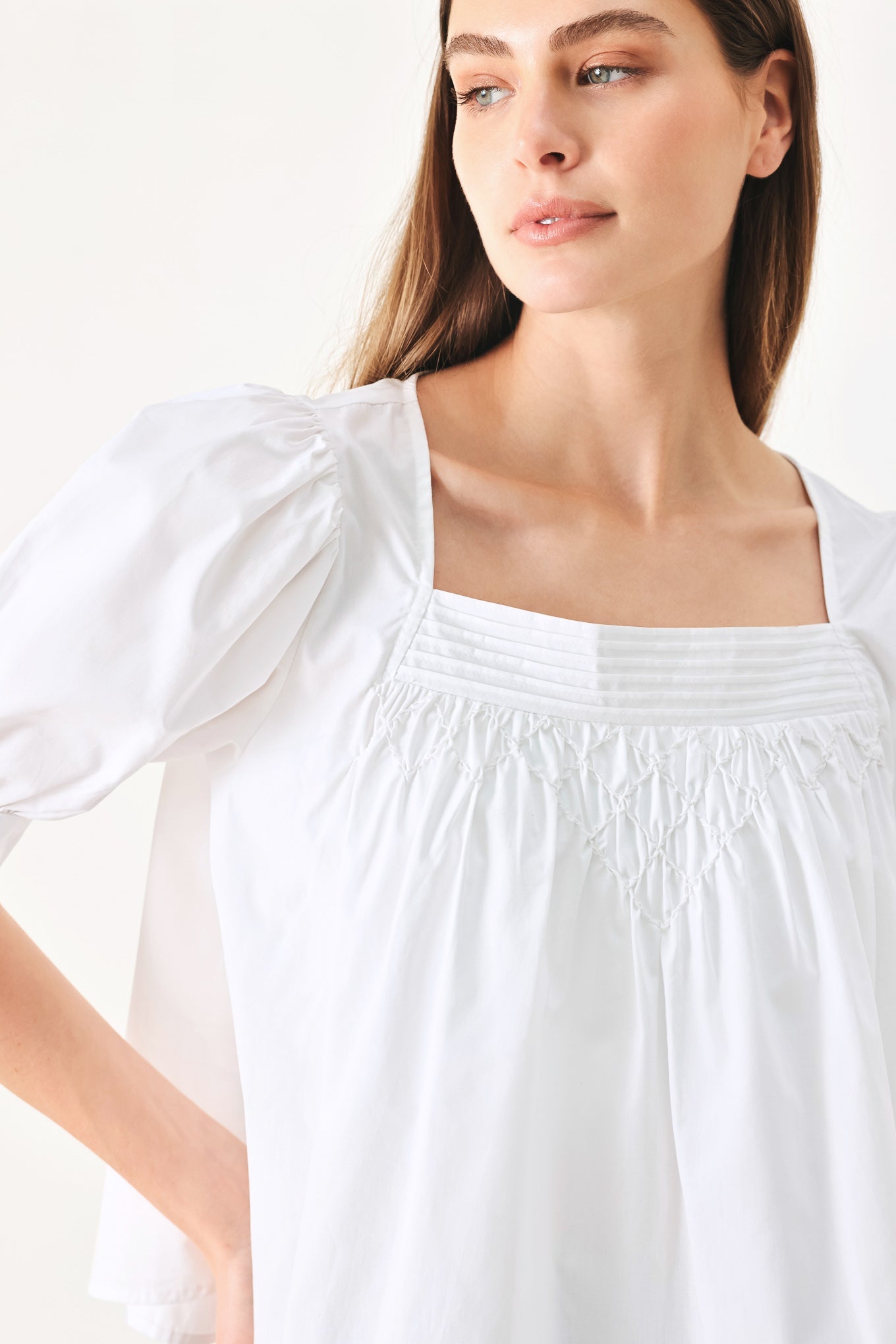 PURE VOLUME WOVEN TOP