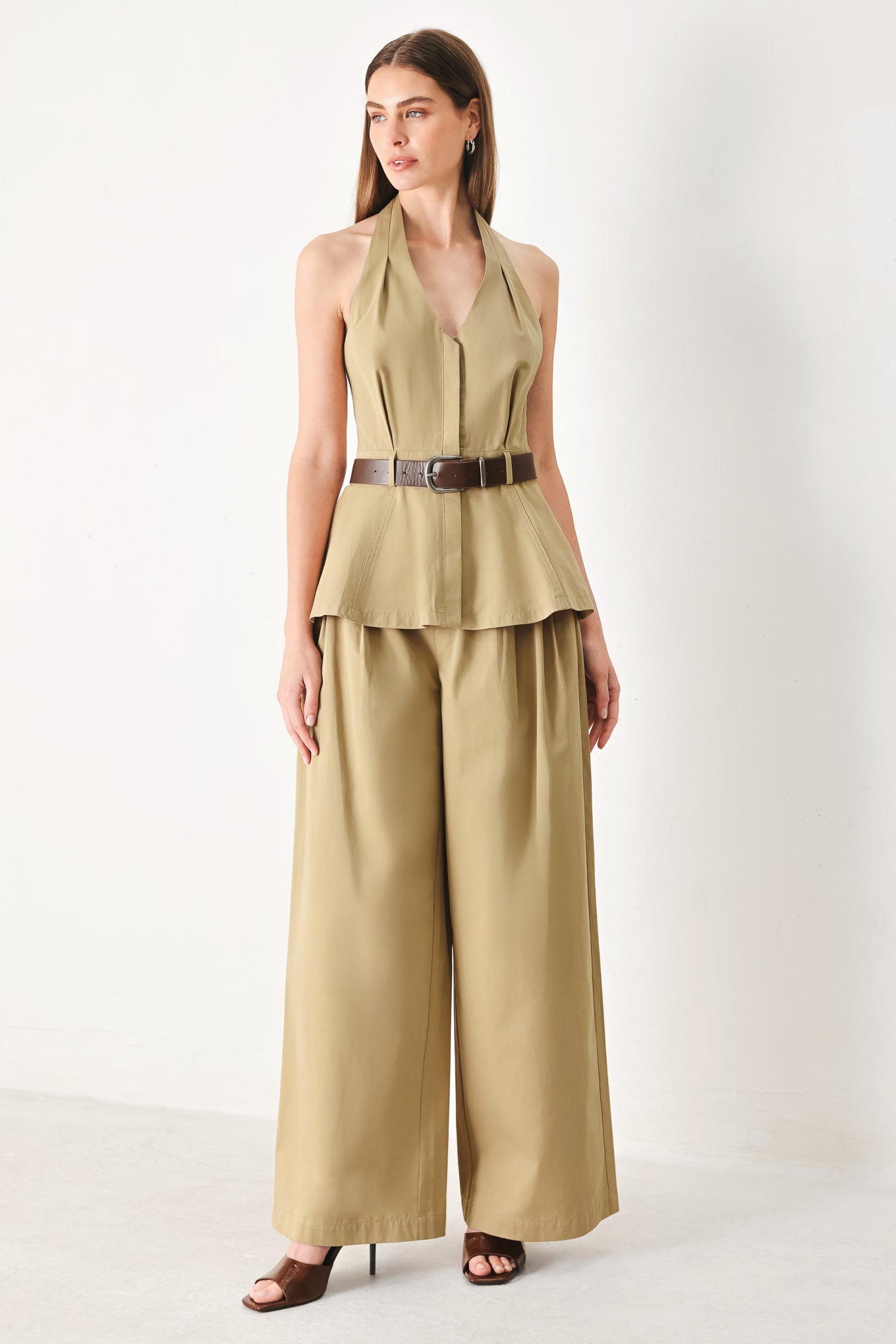 WORKDAY FLOW WOVEN TOP