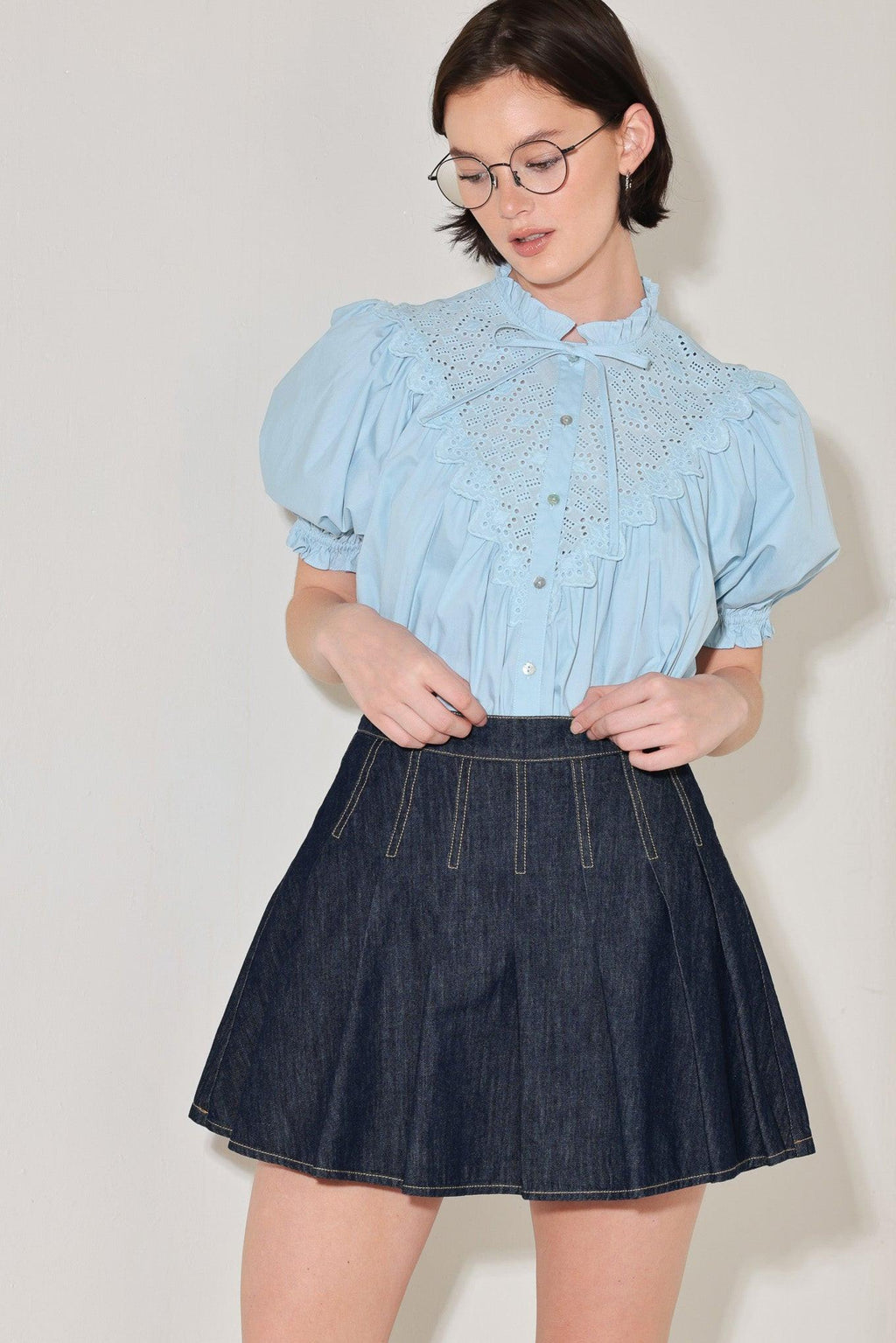 SWEET NOTE MOMENT WOVEN TOP