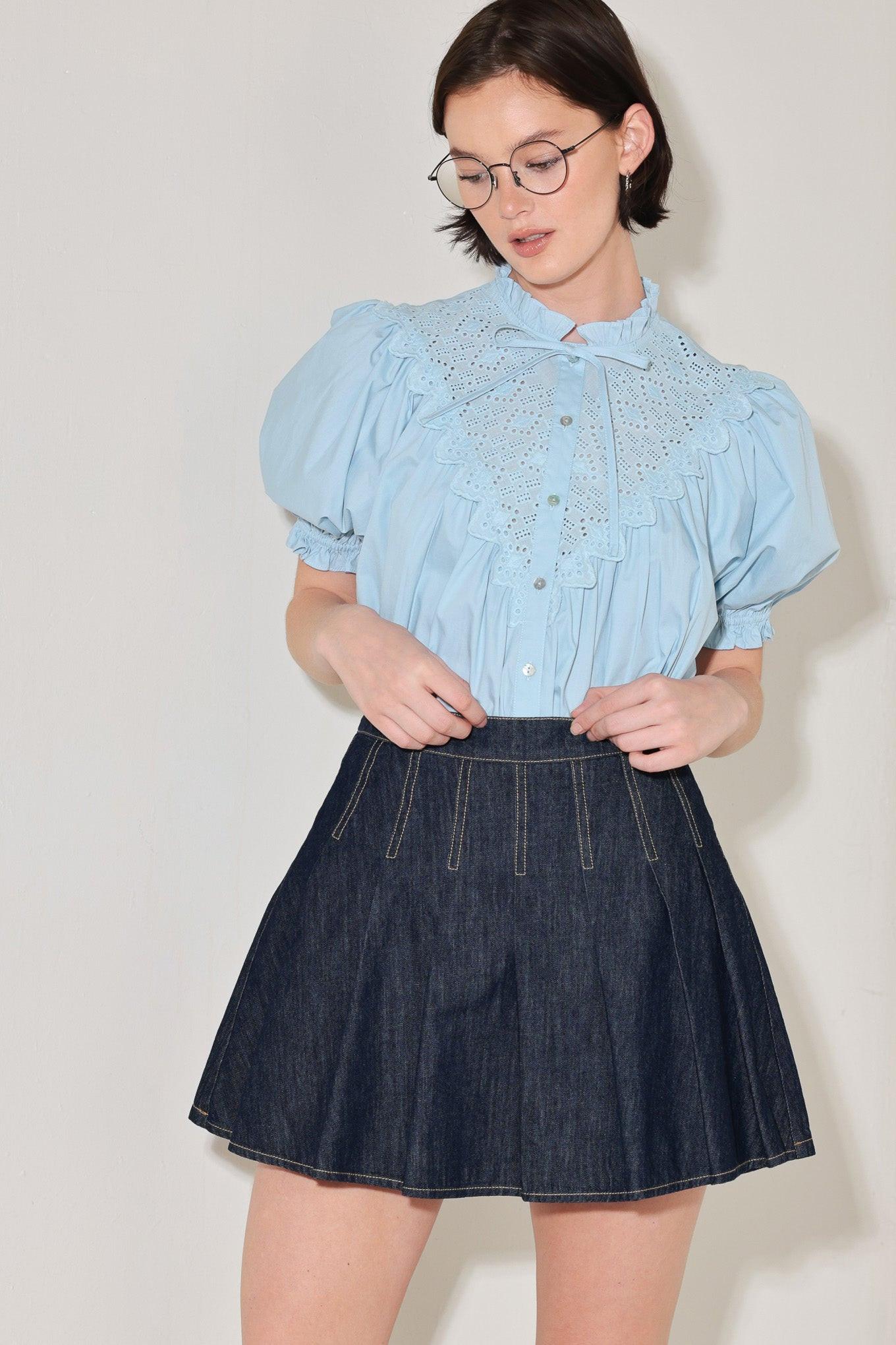 SWEET NOTE MOMENT WOVEN TOP