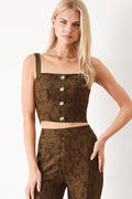 MOONLIGHT BOHO WOVEN CROP TOP