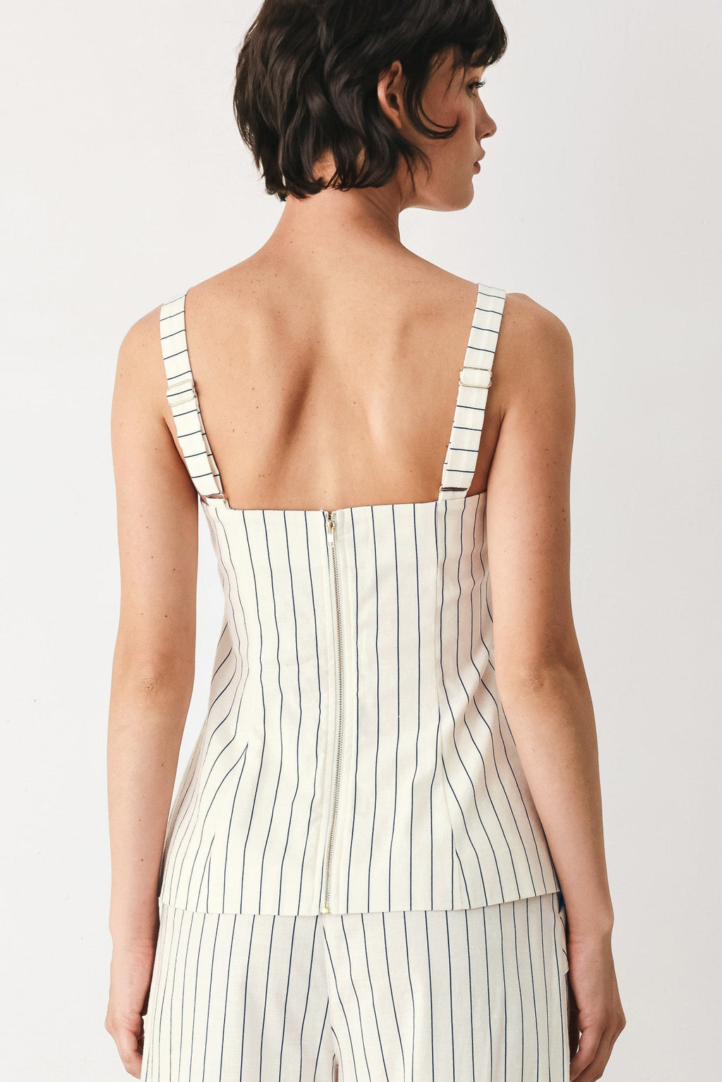 SUTTON STRIPE WOVEN TOP