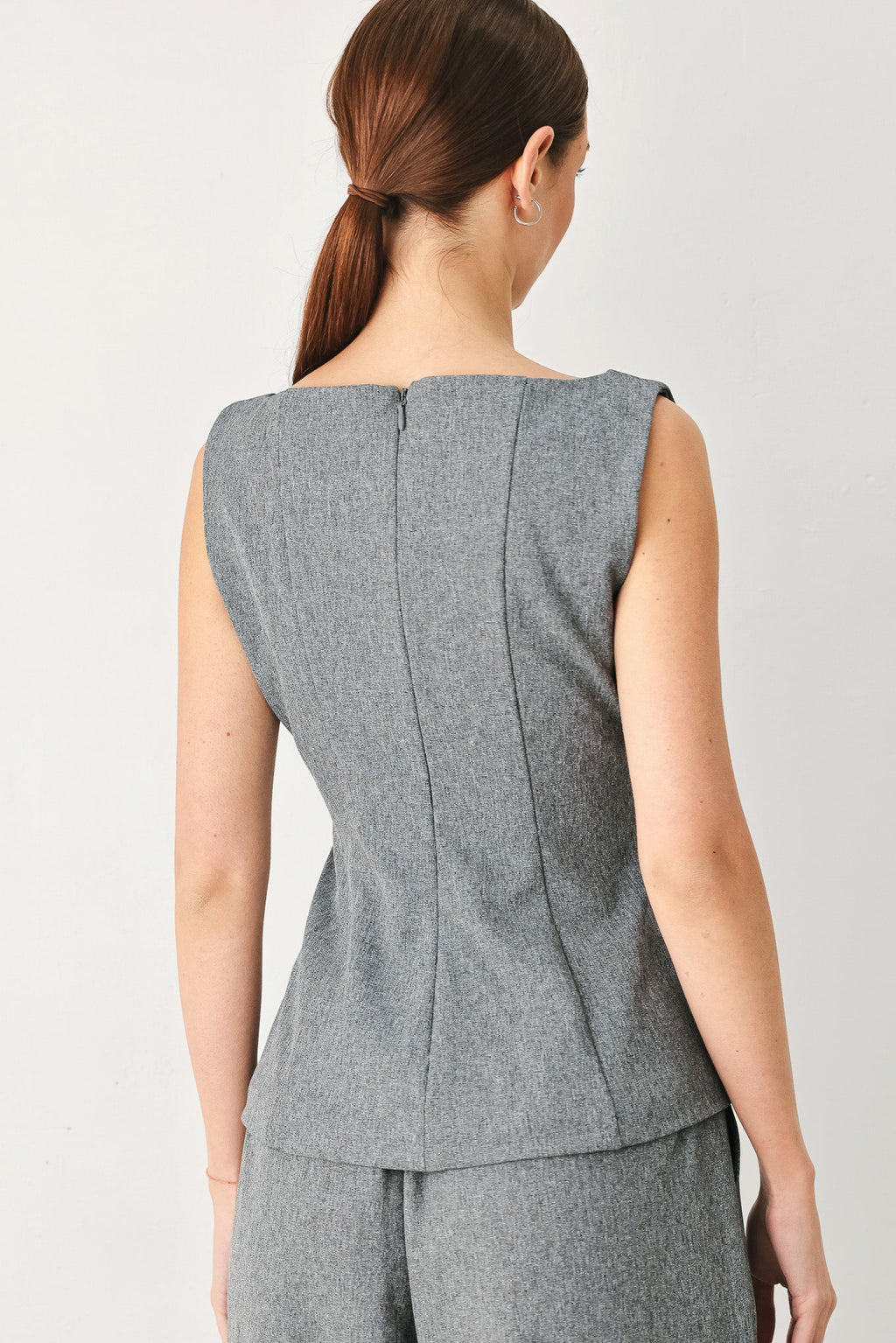 GRANITE FLOW WOVEN TOP