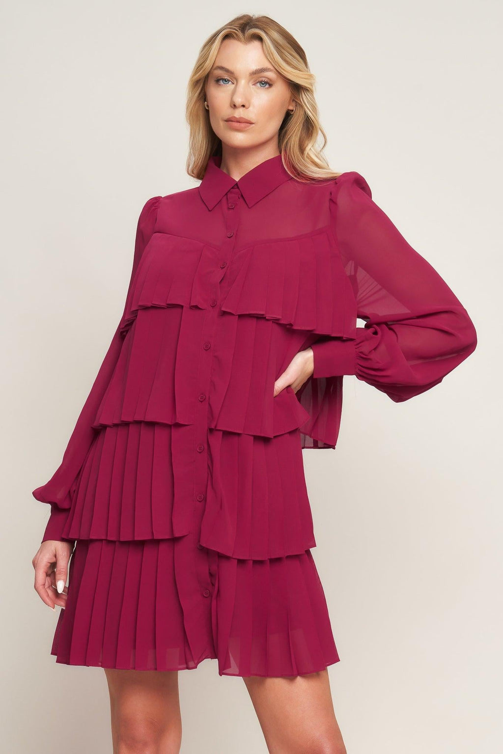 AN ABSOLUTE TREASURE WOVEN MINI DRESS
