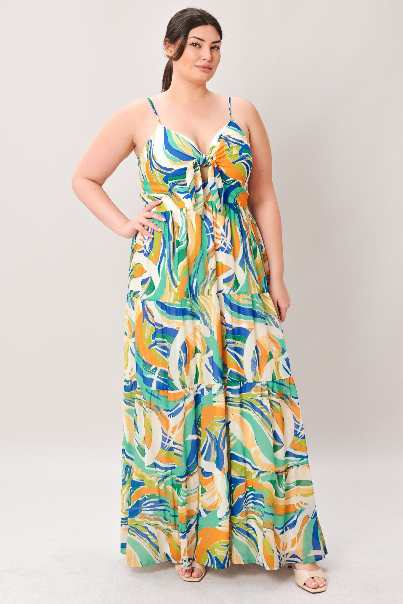 FLORIDA DREAMS WOVEN MAXI DRESS