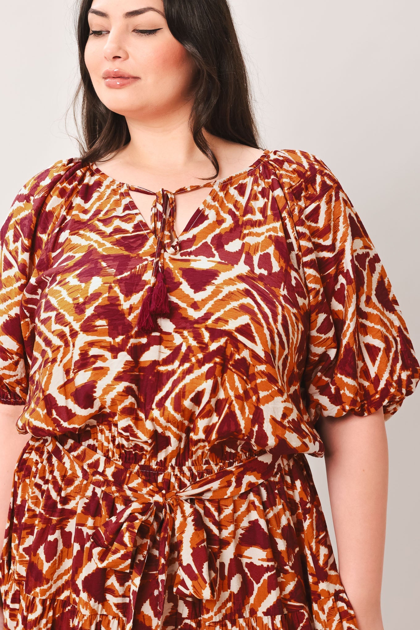 FLORA HARMONY WOVEN MINI DRESS