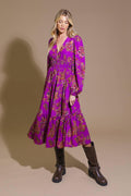 ELEGANTLY ELEVATED WOVEN MIDI DRESS