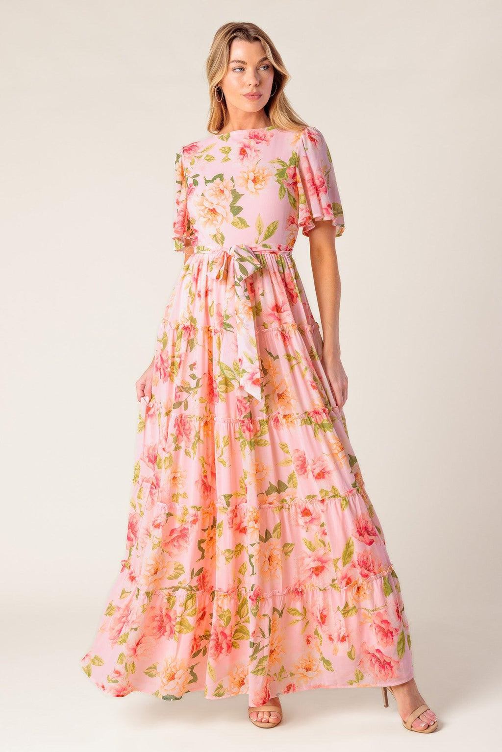 WHICH CHAPTER WOVEN MAXI DRESS