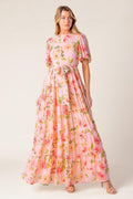 WHICH CHAPTER WOVEN MAXI DRESS