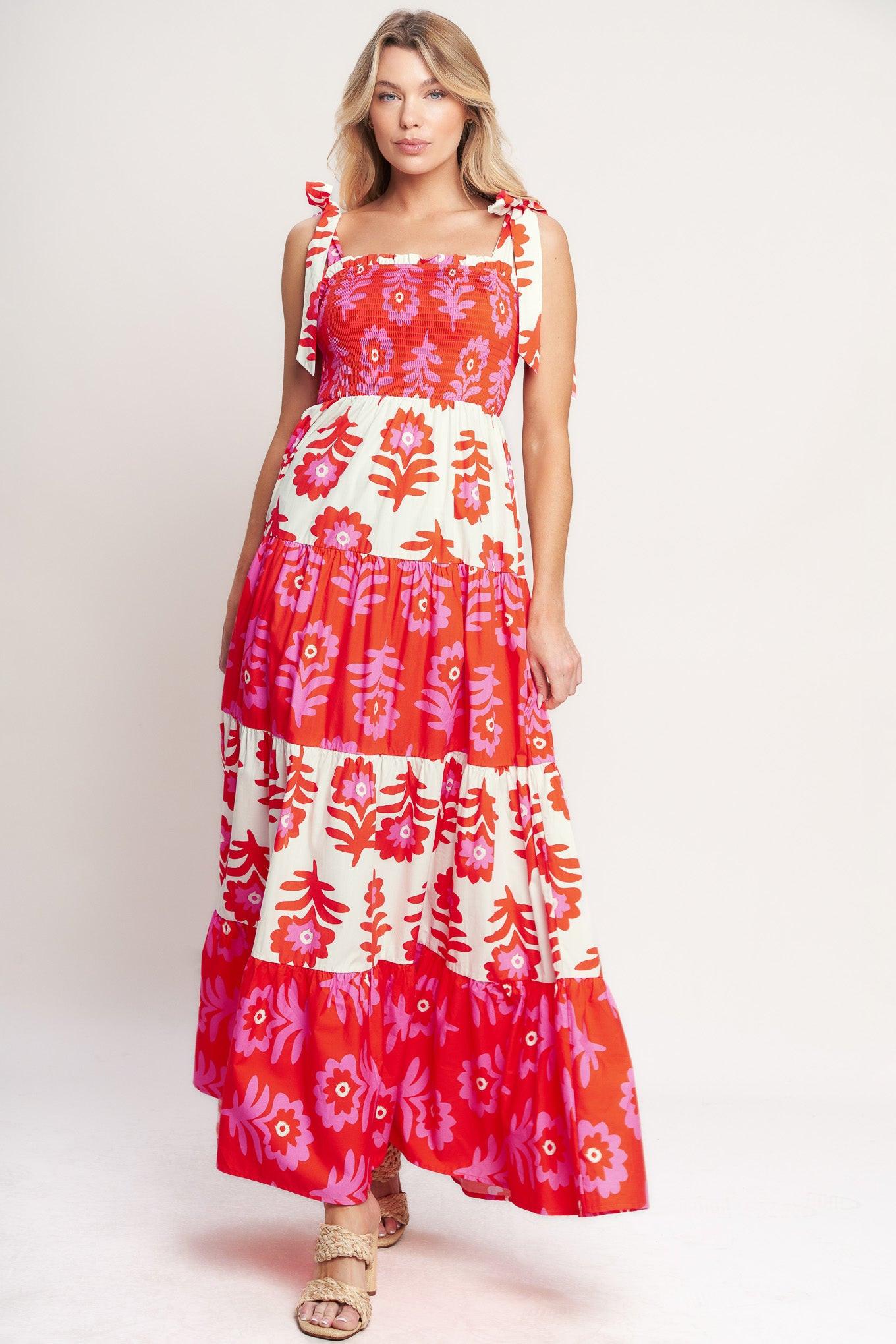 GLAMOUR IN MOTION WOVEN MAXI DRESS