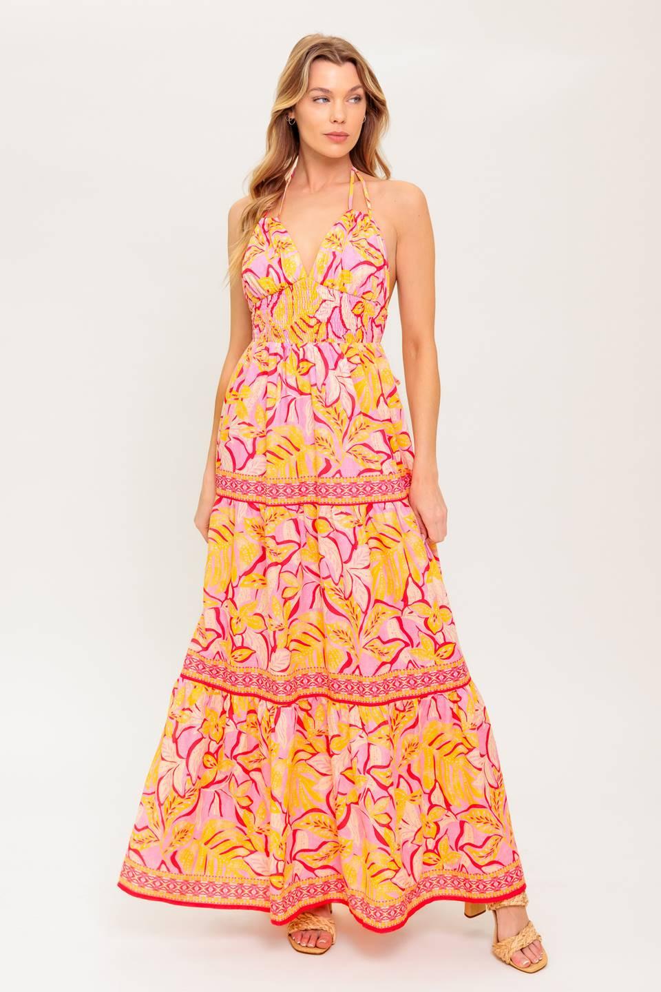 GO WITH GRACE WOVEN MAXI DRESS