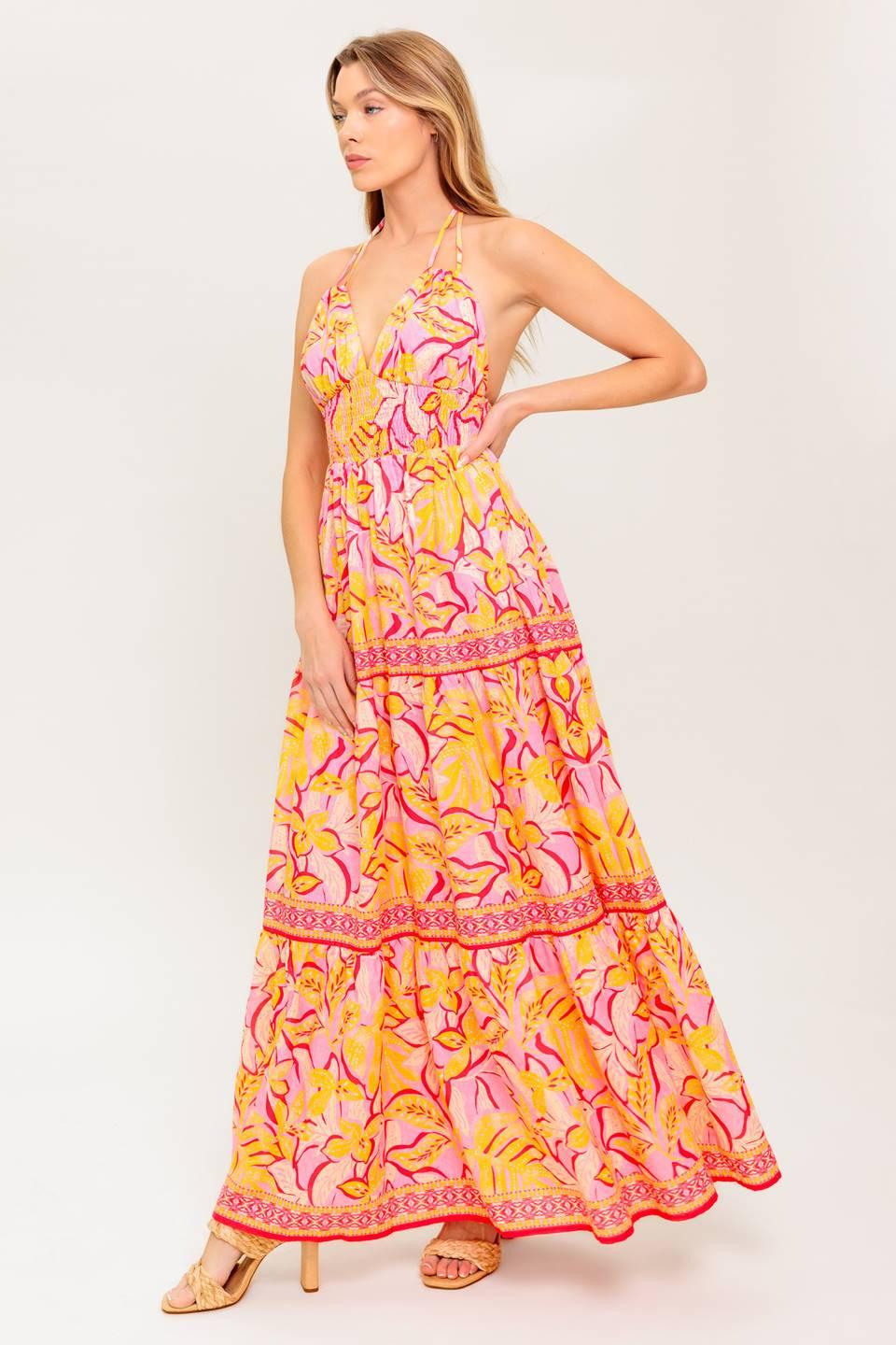 GO WITH GRACE WOVEN MAXI DRESS