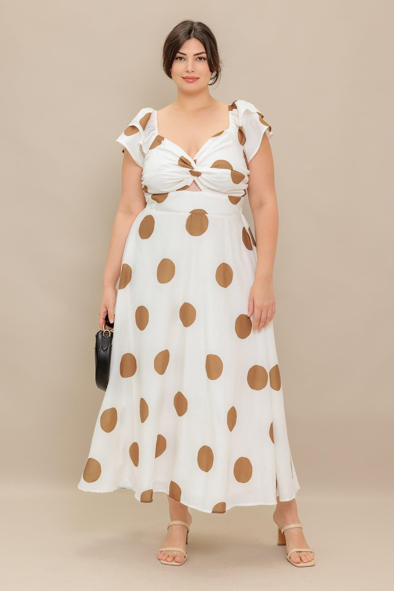 MOJITO MOOD WOVEN MIDI DRESS