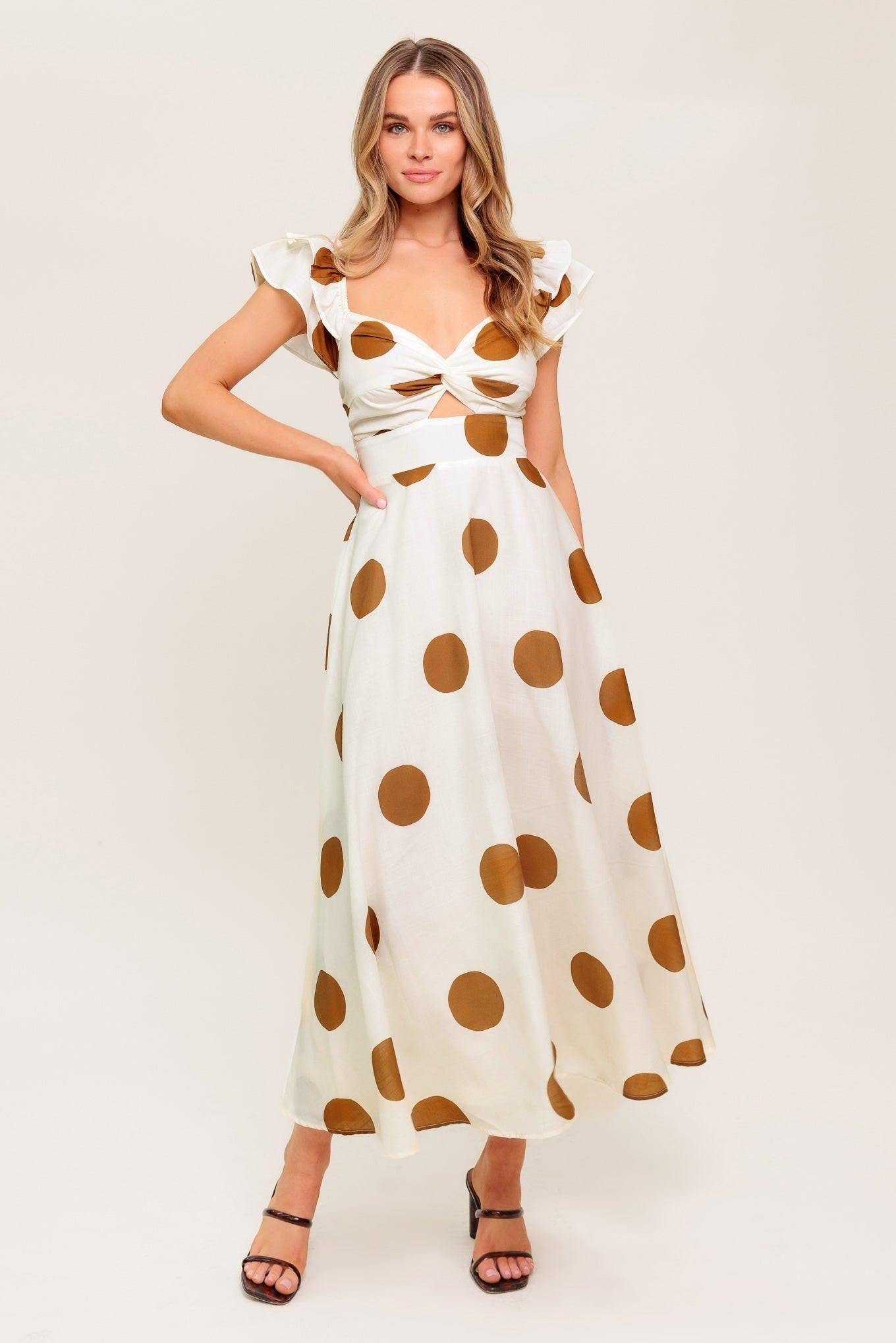 MOJITO MOOD WOVEN MIDI DRESS