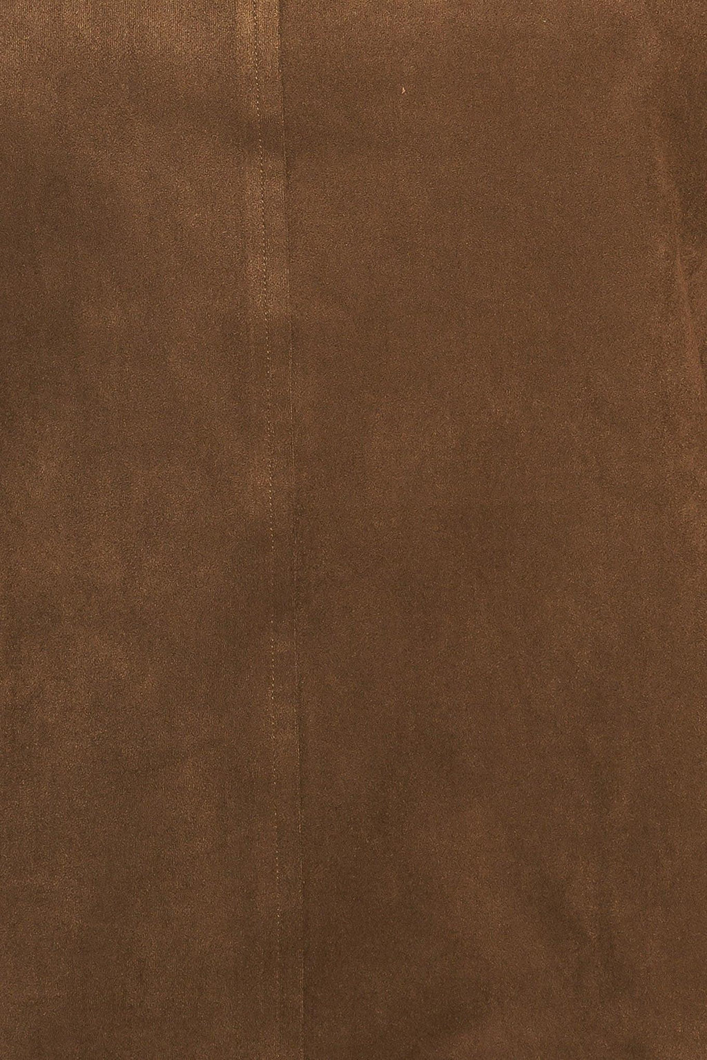 QUIET LUXURY EDGE FAUX SUEDE MIDI SHIFT DRESS