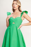 BEAUTIFULLY UNEXPECTED WOVEN MIDI DRESS