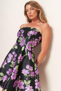 GARDEN PARTY CHIC WOVEN MINI DRESS