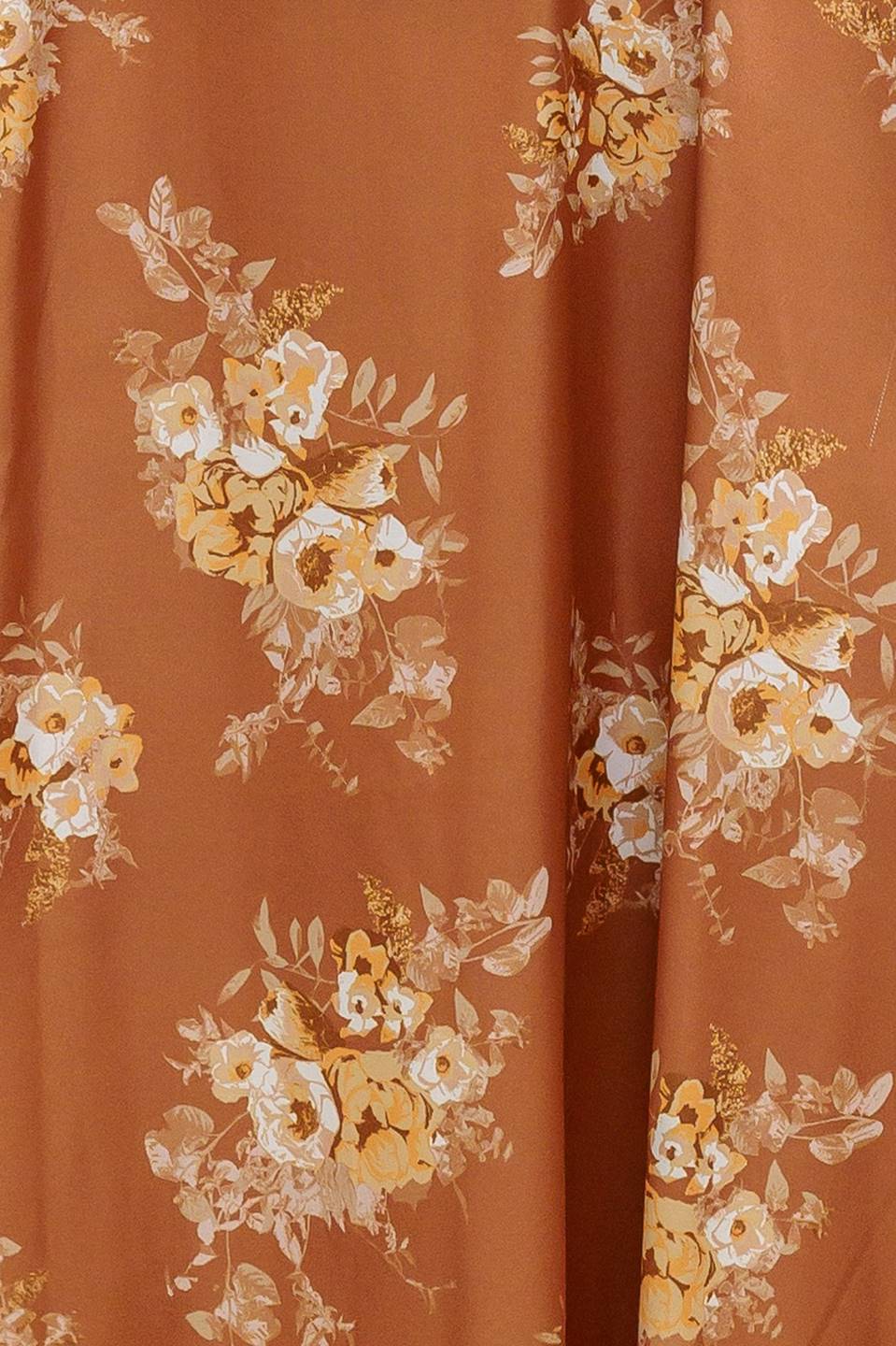 ENGLISH GARDEN WOVEN MIDI DRESS
