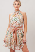 SOFT VOYAGE WOVEN MINI DRESS