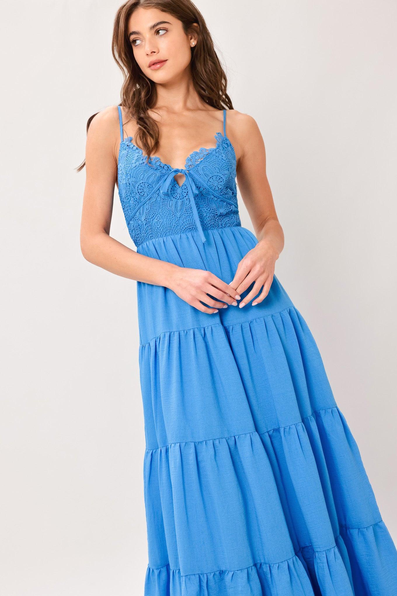NOMAD BLOOM WOVEN MAXI DRESS