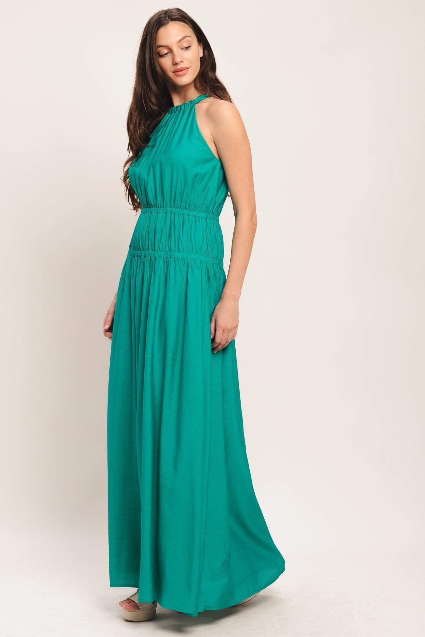 RIVER WALK WOVEN MAXI DRESS