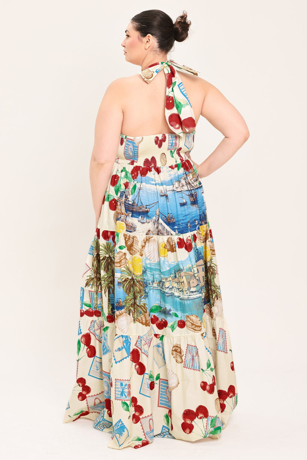 ITALIAN RIVIERA DREAM WOVEN MAXI DRESS