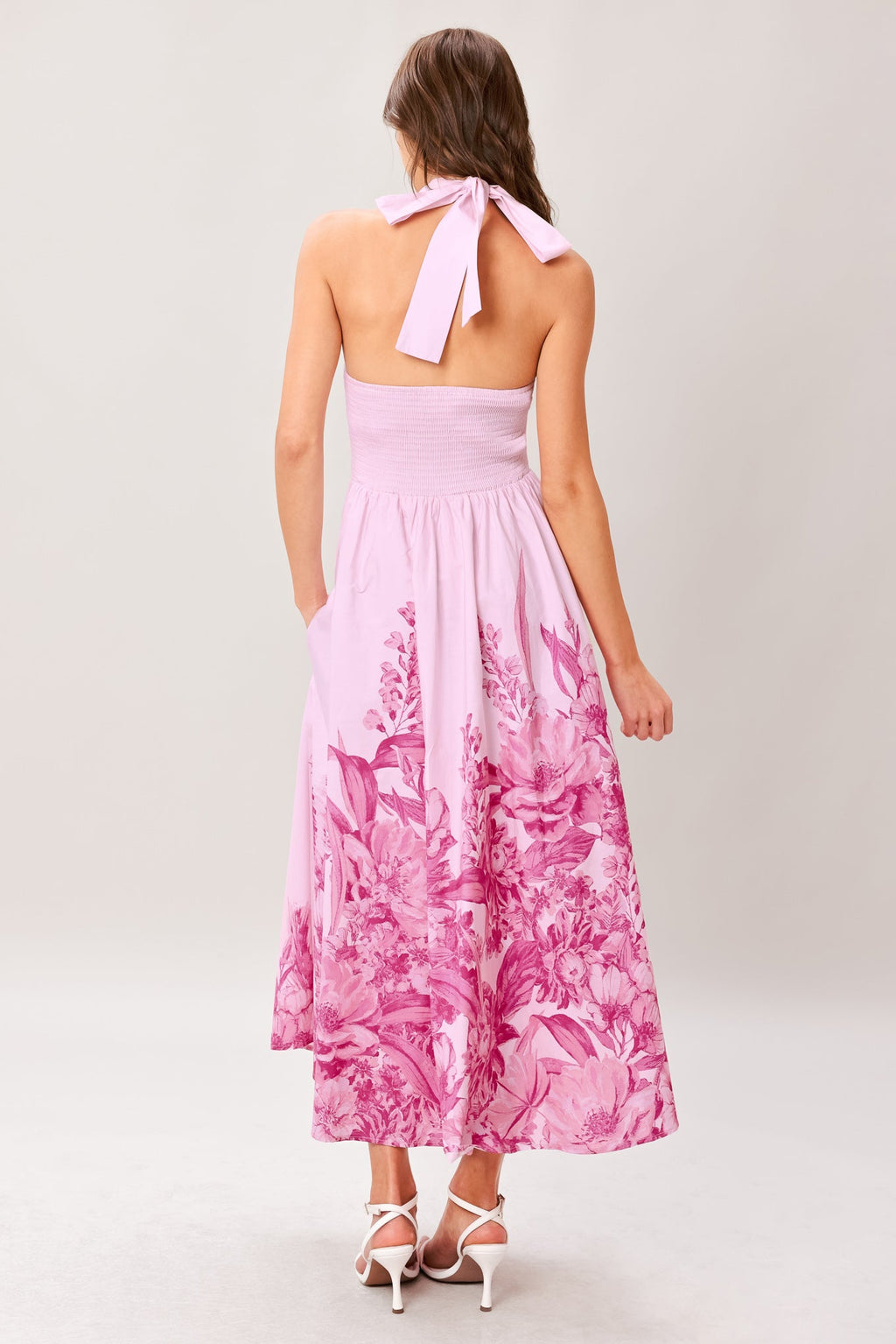 ROSELIGHT DREAM WOVEN MIDI DRESS