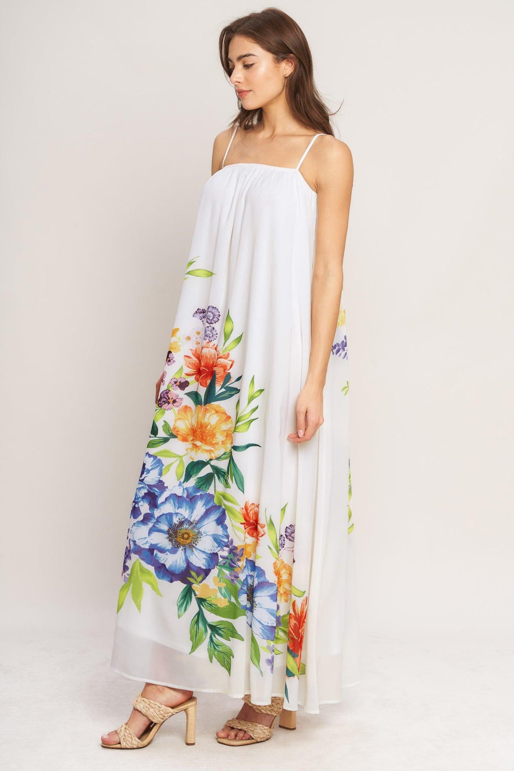 GARDEN AIR WOVEN ANKLE DRESS