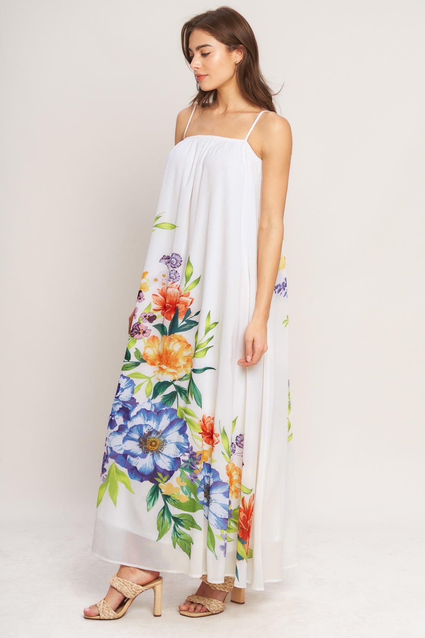 GARDEN AIR WOVEN ANKLE DRESS