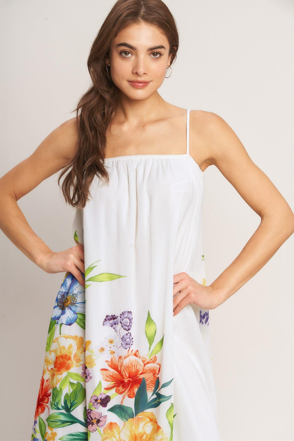 GARDEN AIR WOVEN ANKLE DRESS