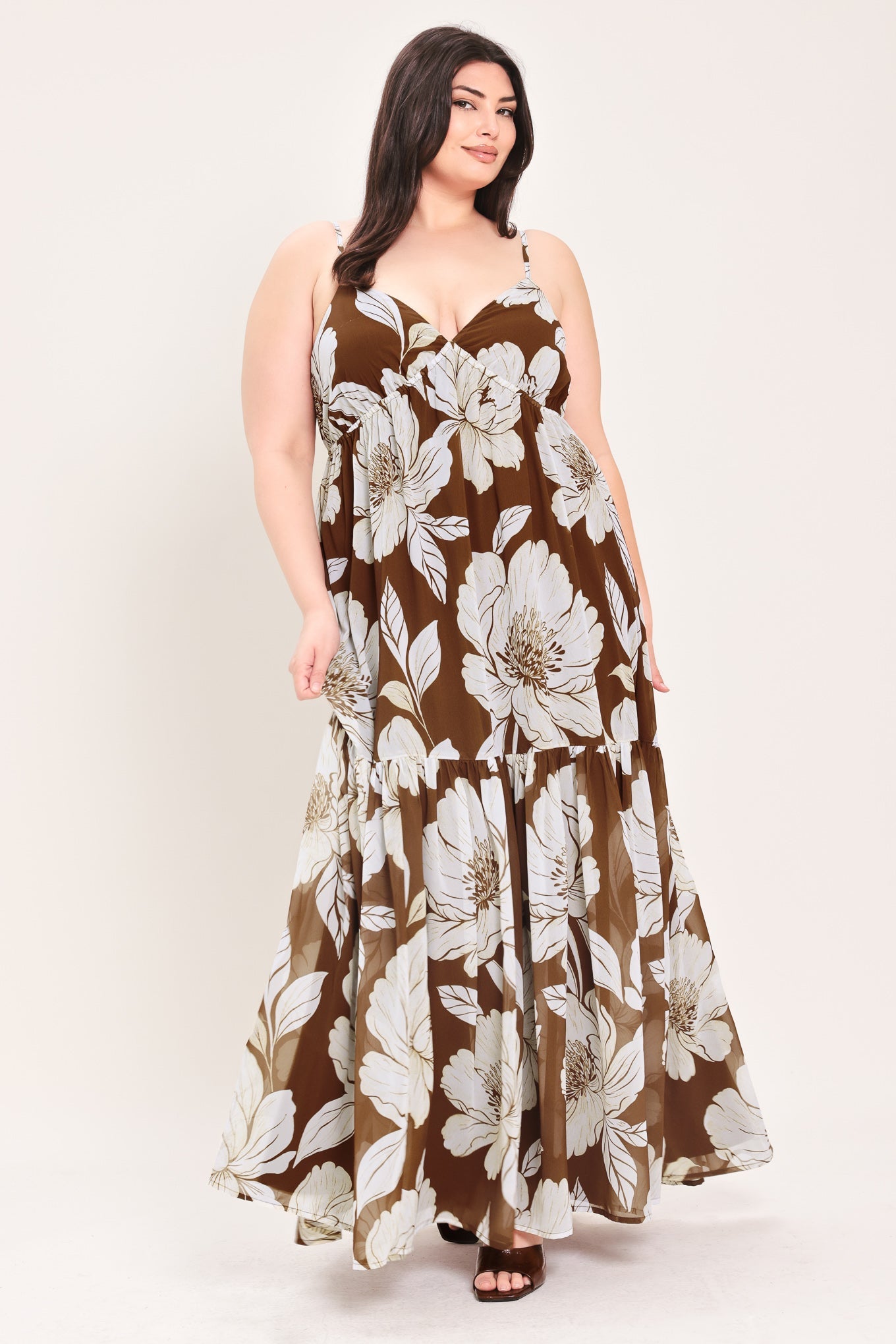 DESERT BLOOM WOVEN MAXI DRESS