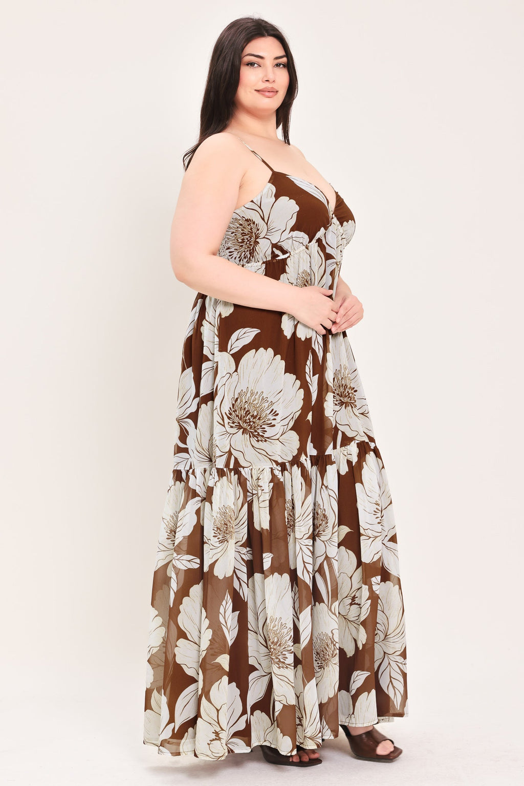 DESERT BLOOM WOVEN MAXI DRESS