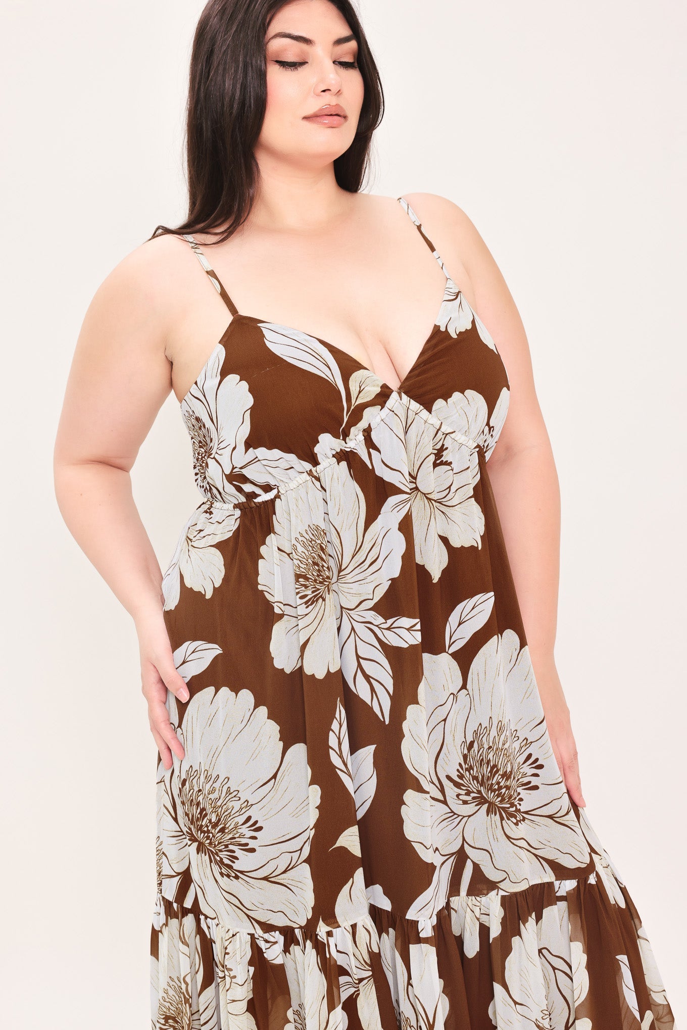 DESERT BLOOM WOVEN MAXI DRESS