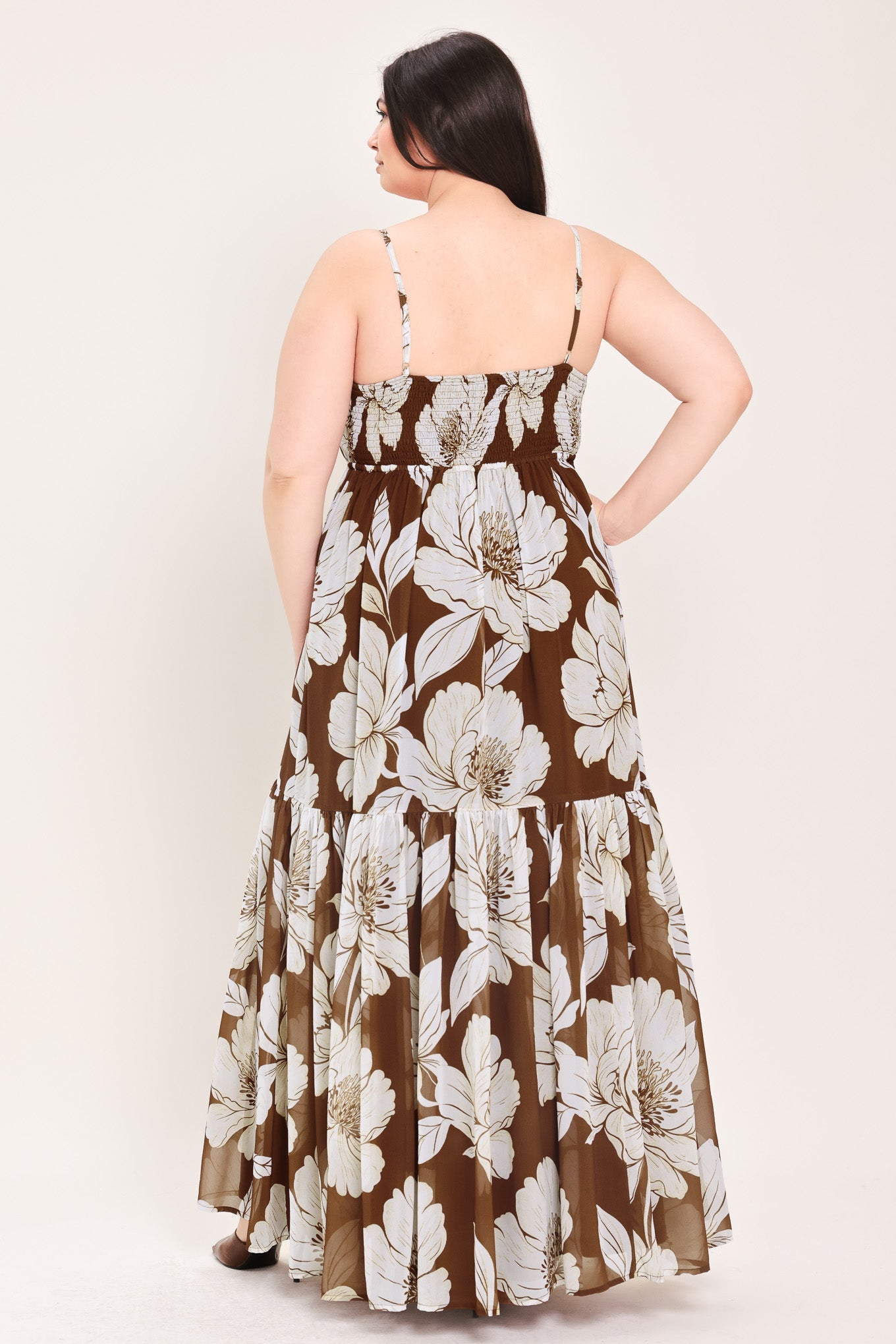 DESERT BLOOM WOVEN MAXI DRESS