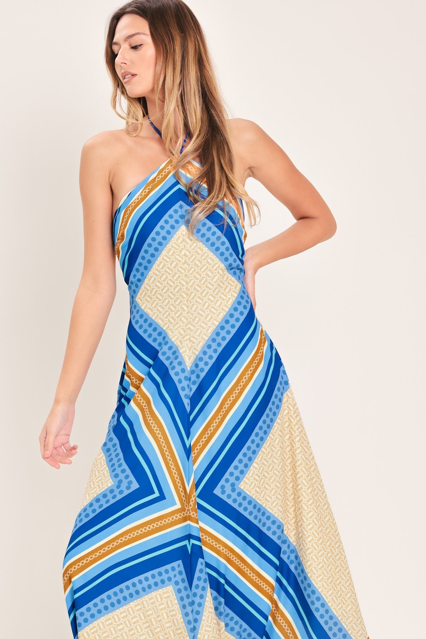 PARADISE CODE WOVEN MIDI DRESS