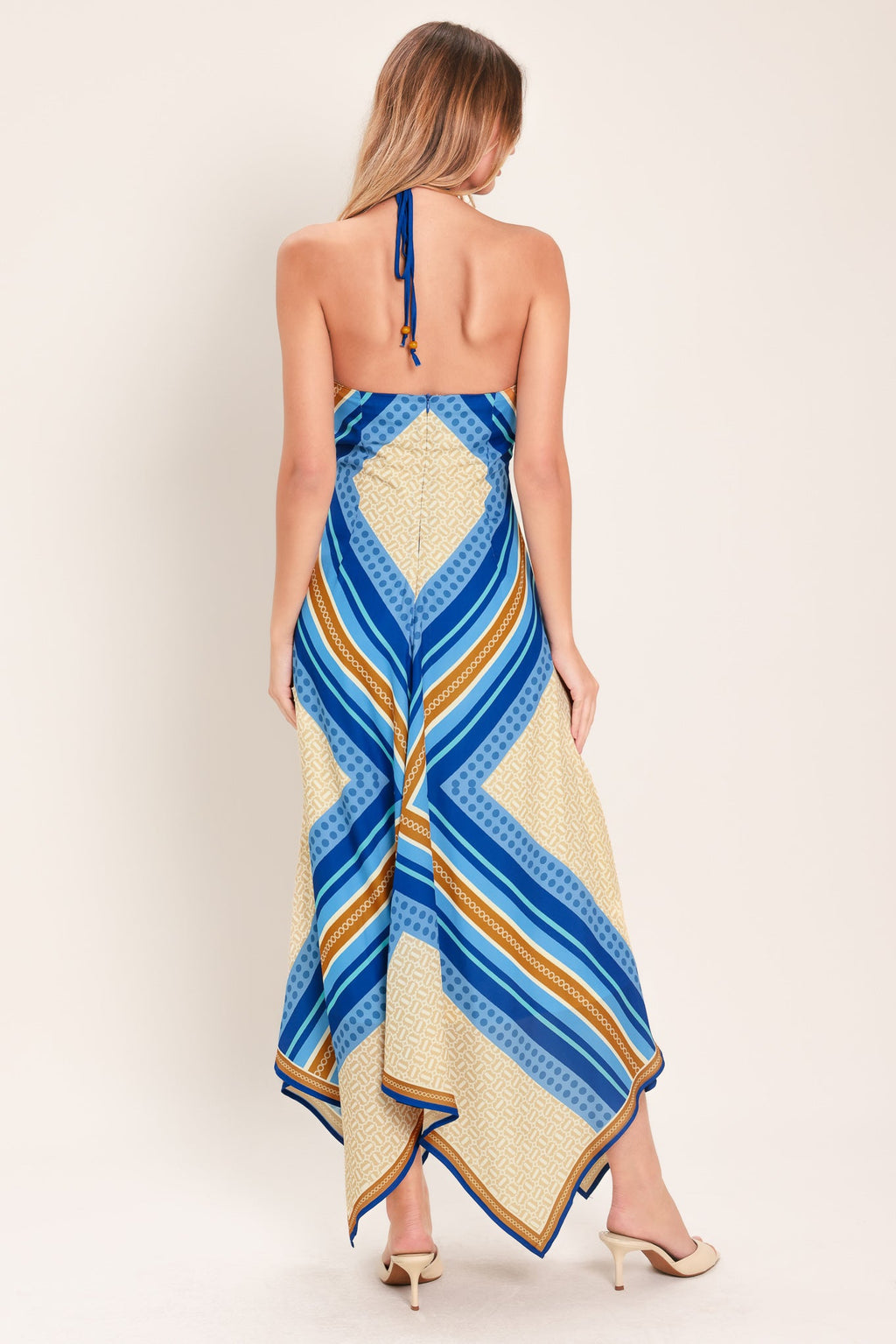 PARADISE CODE WOVEN MIDI DRESS