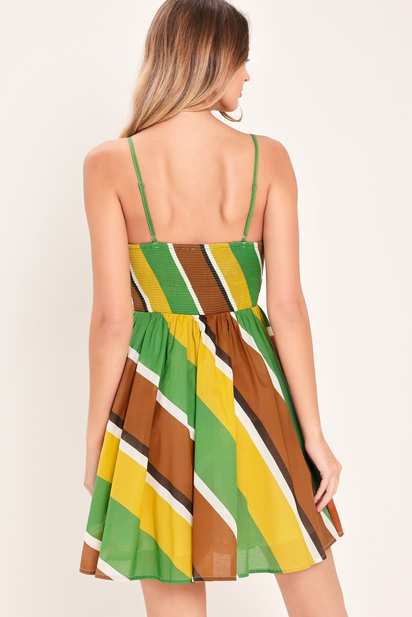 SUMMER NIGHTS WOVEN MINI DRESS