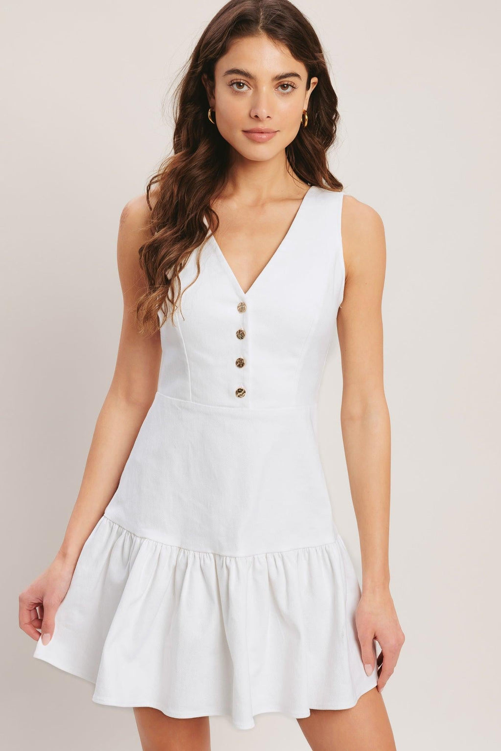 SKY GARDEN WOVEN MINI DRESS