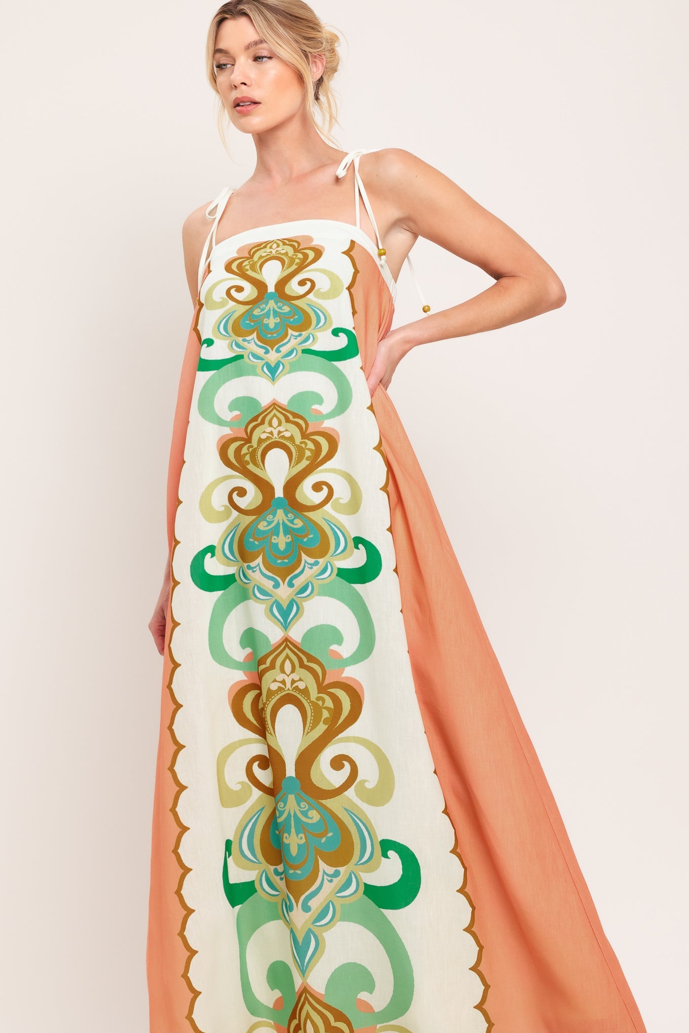 DESERT JEWEL WOVEN MAXI DRESS