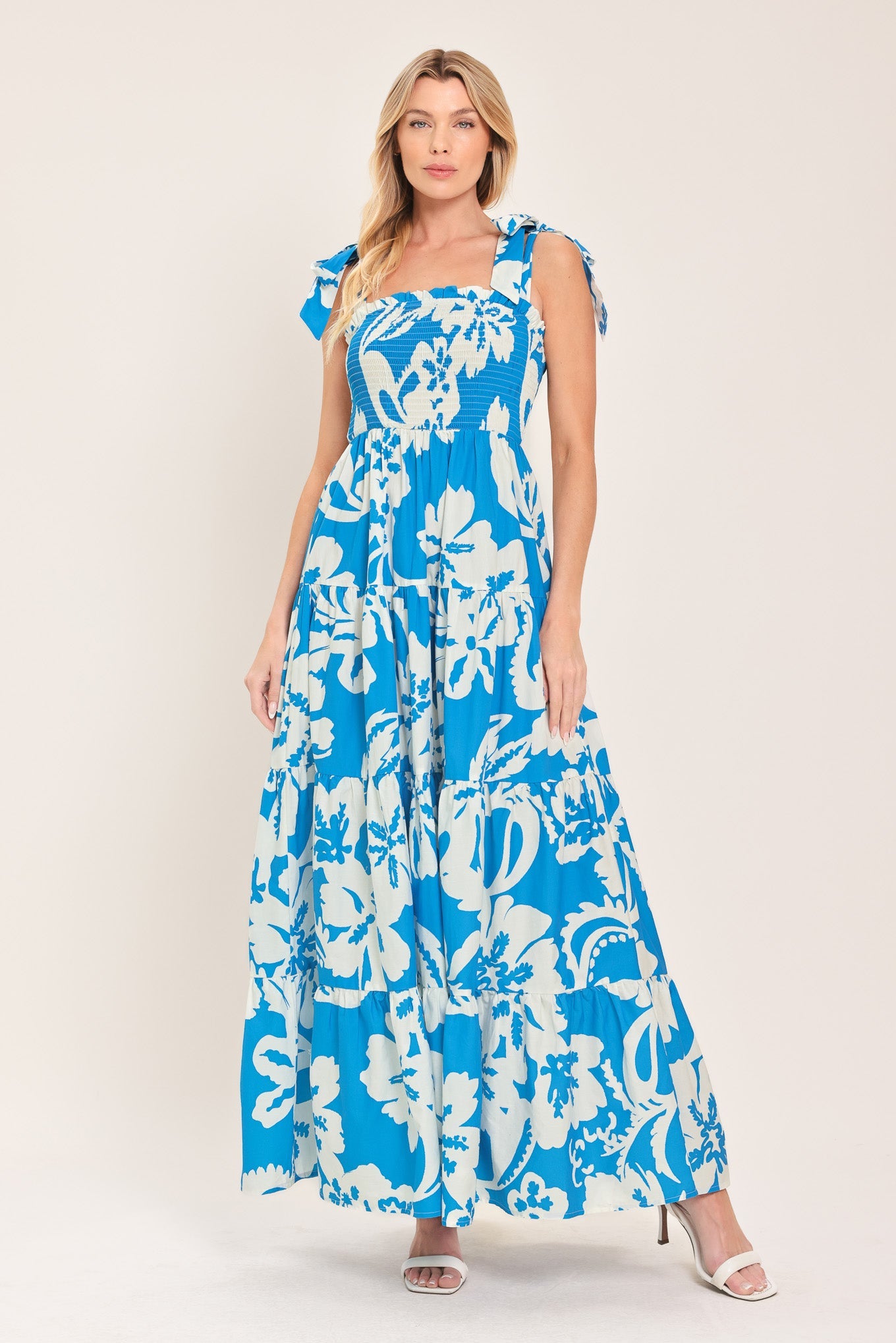 TROPICALLY YOURS WOVEN MAXI DRESS