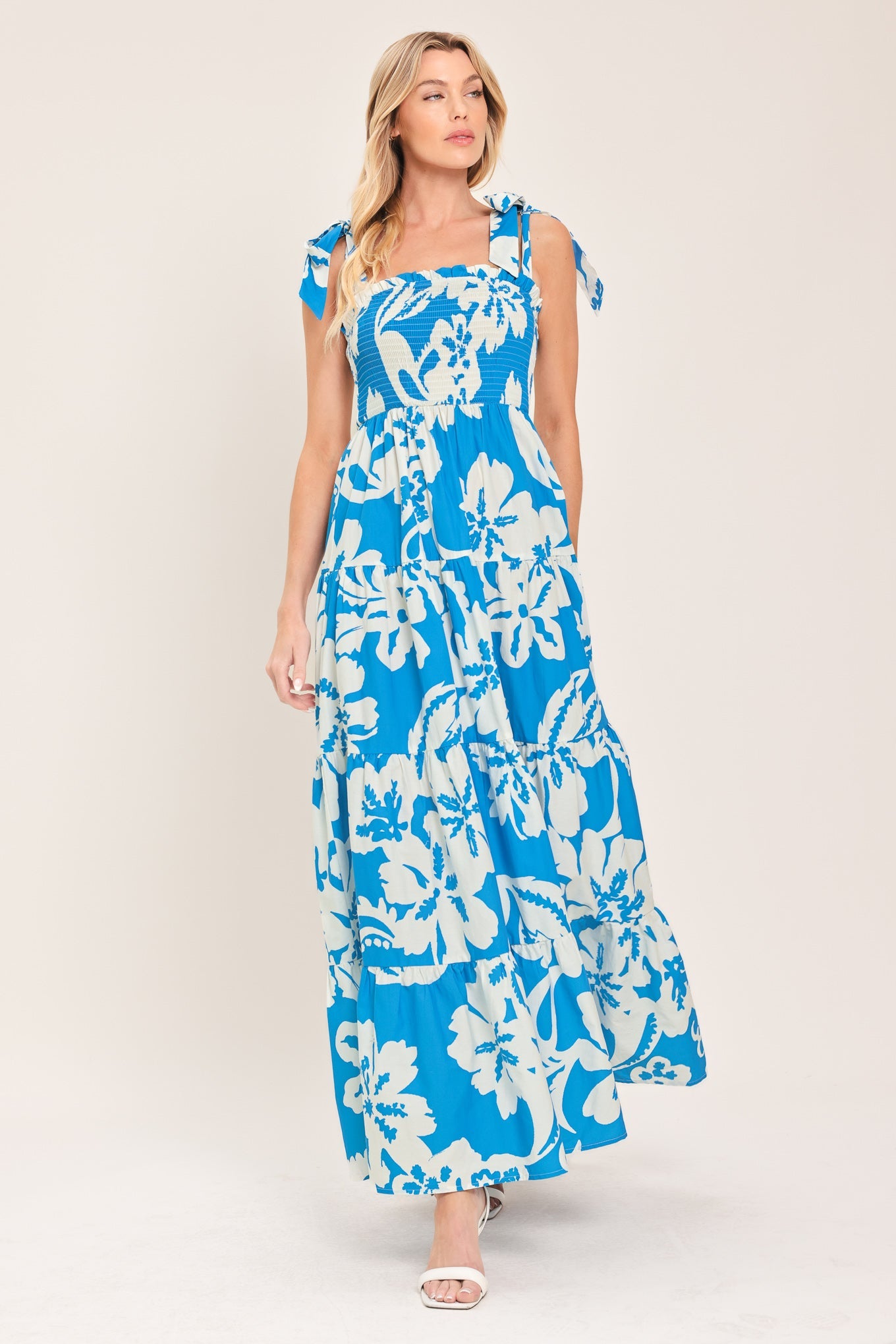 TROPICALLY YOURS WOVEN MAXI DRESS