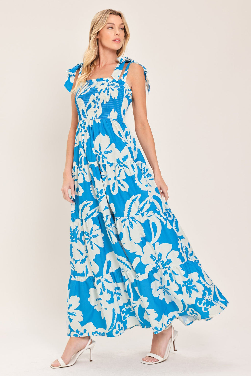 TROPICALLY YOURS WOVEN MAXI DRESS