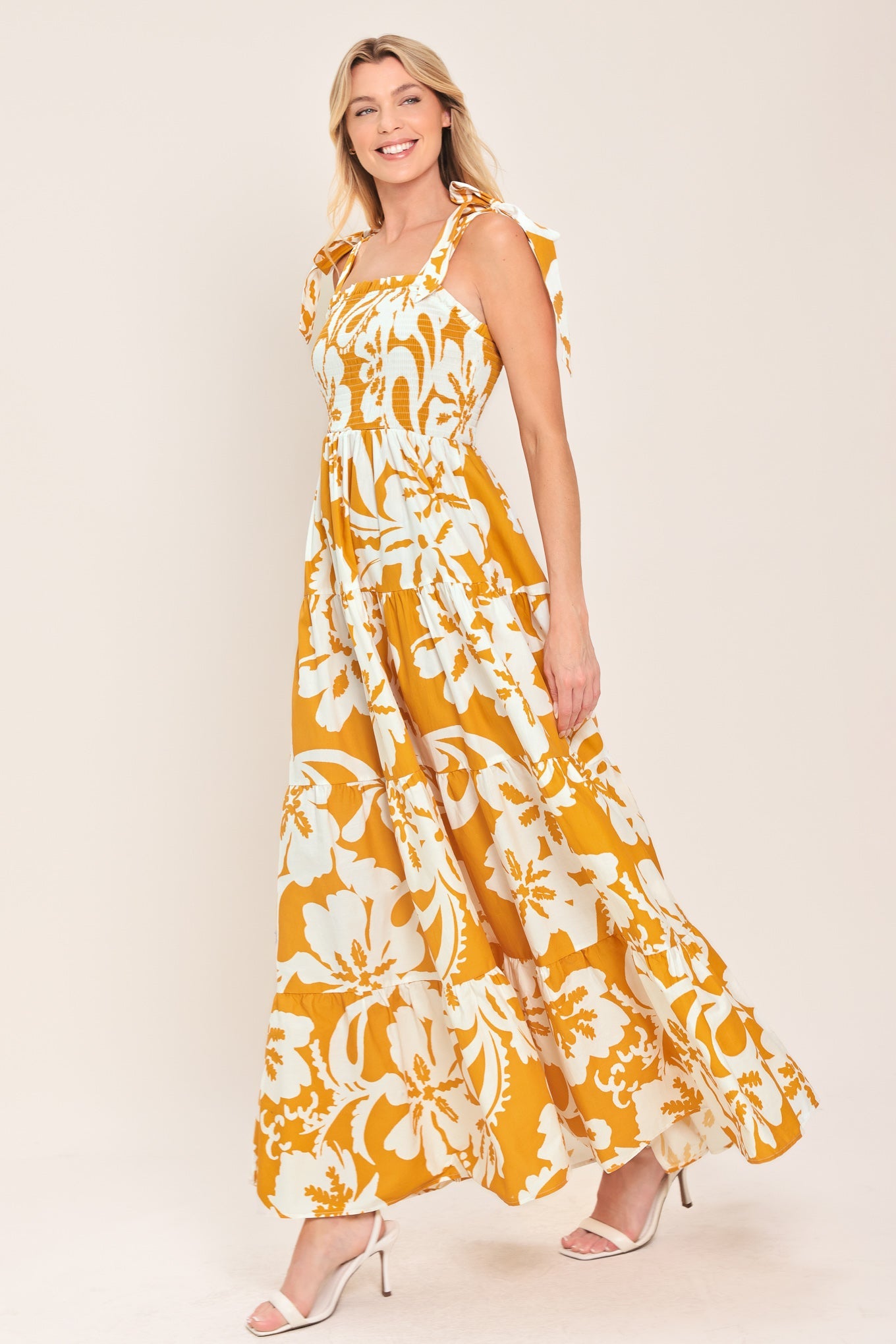 TROPICALLY YOURS WOVEN MAXI DRESS