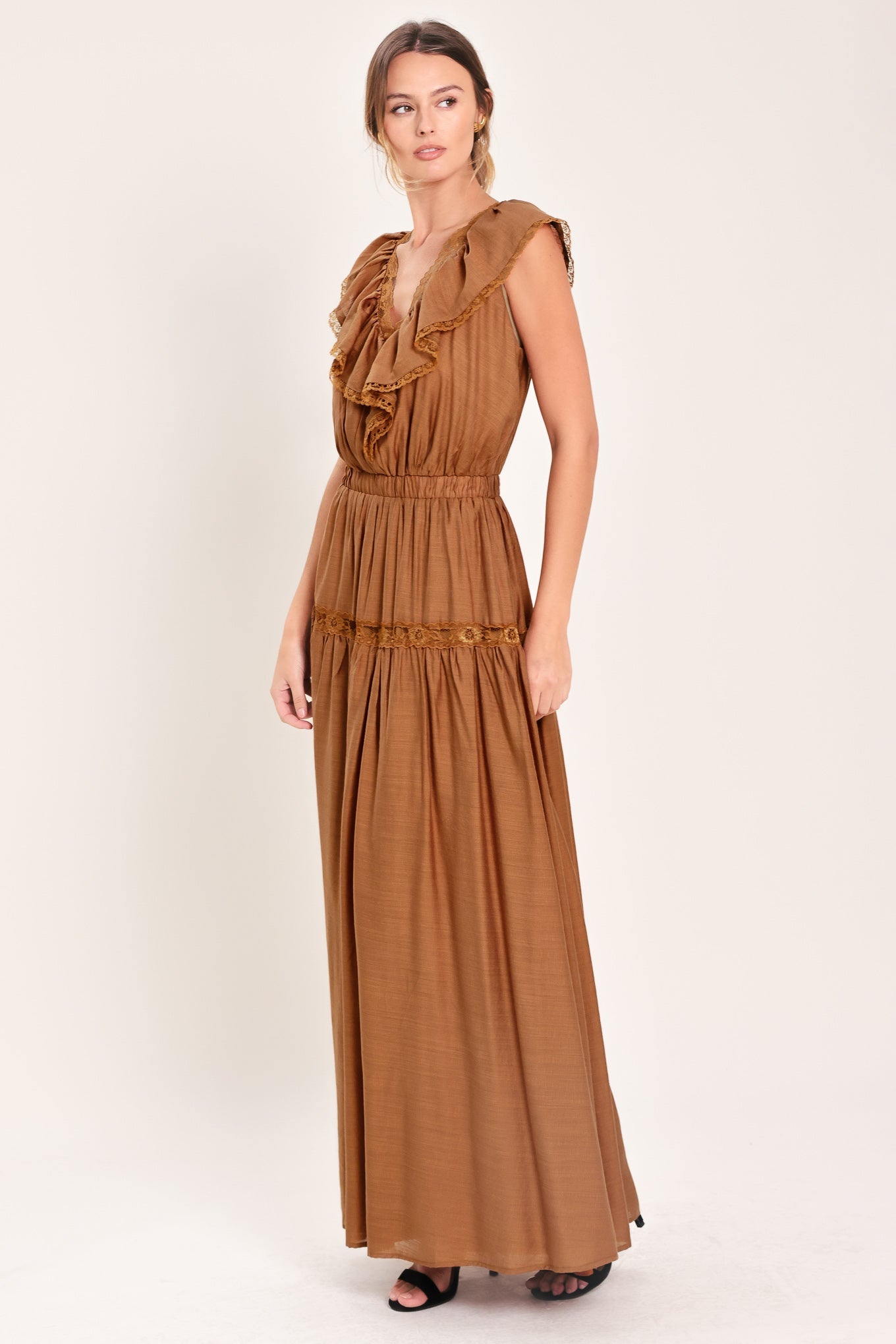 SUNSET DRIVE WOVEN MAXI DRESS