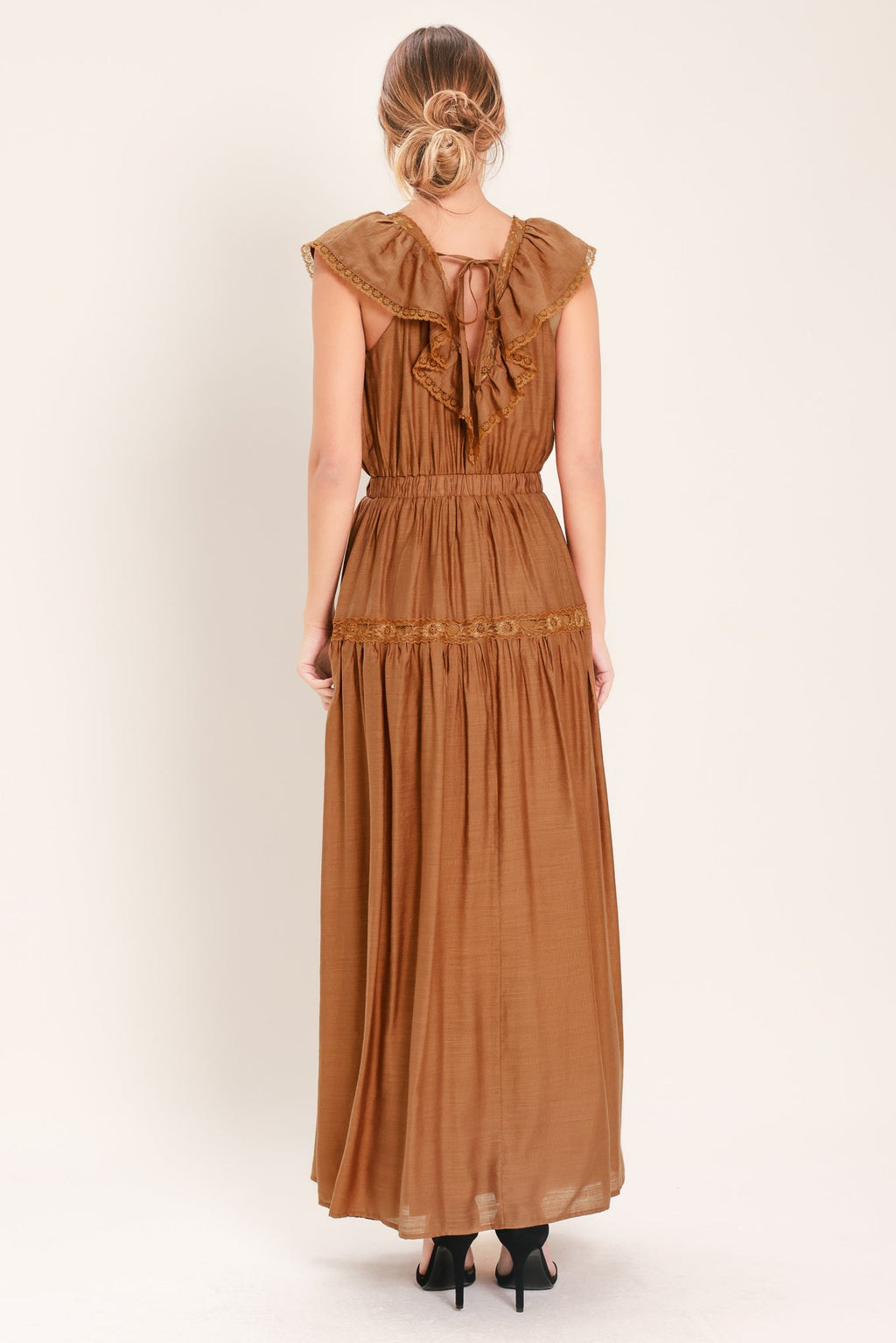 SUNSET DRIVE WOVEN MAXI DRESS