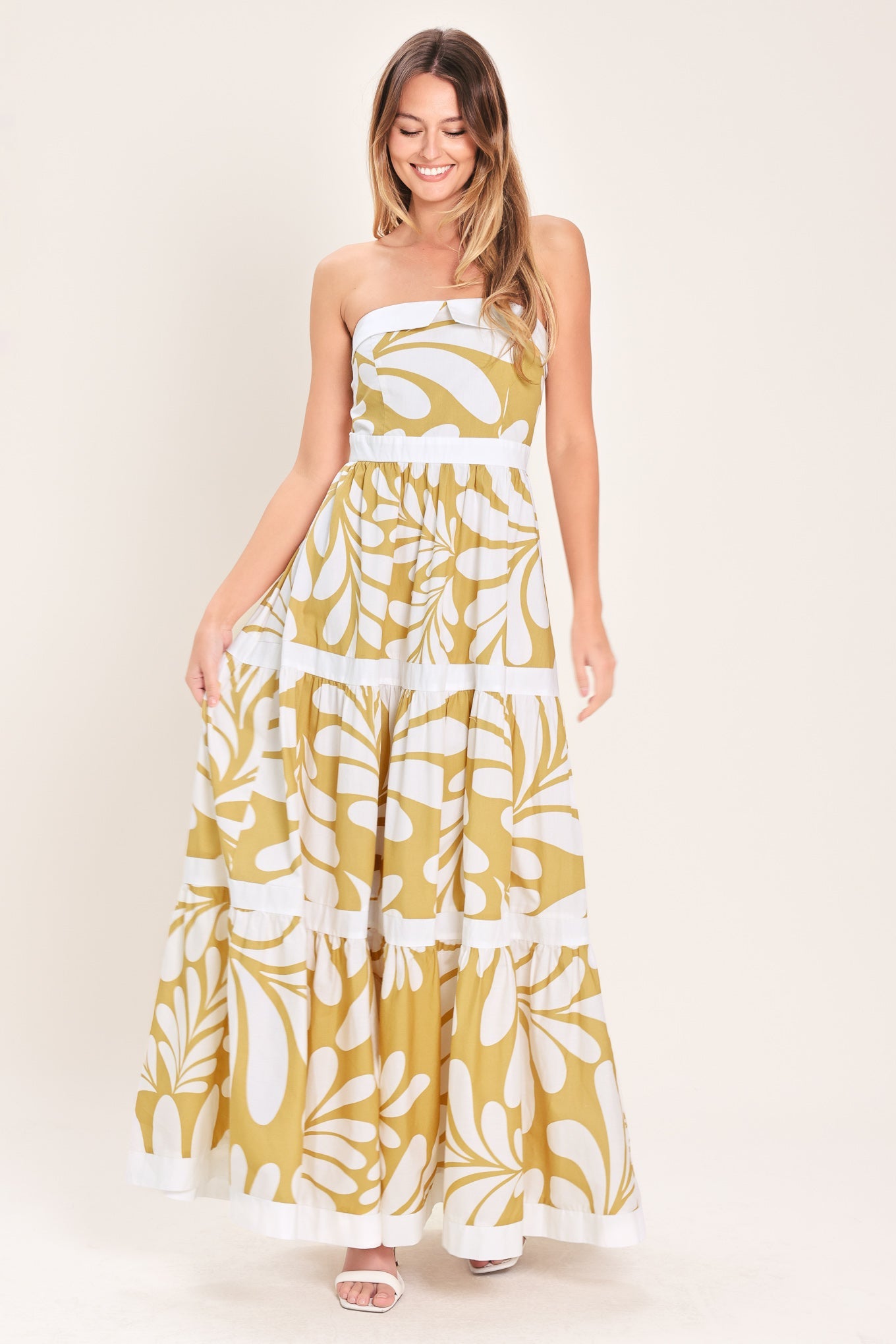 GOOD DAY WOVEN MAXI DRESS