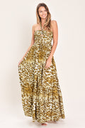 RUN THE WORLD WOVEN MAXI DRESS